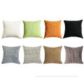 18x18” Office Decorative Velvet Sofa Pillows Custom White With 100% Polyester